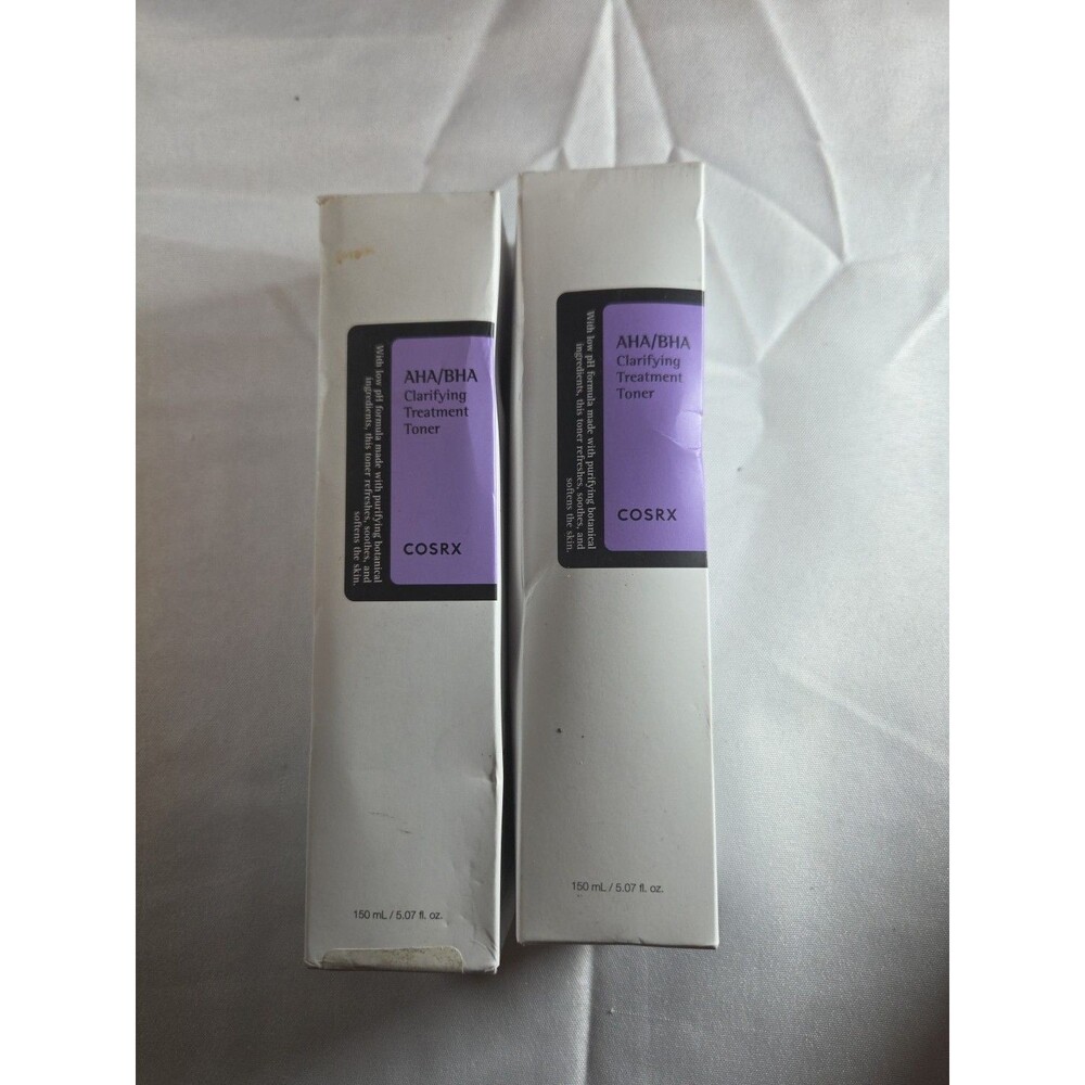 2 Pack COSRX AHA/BHA Clarifying Treatment Toner Facial Exfoliating Spray 150mL